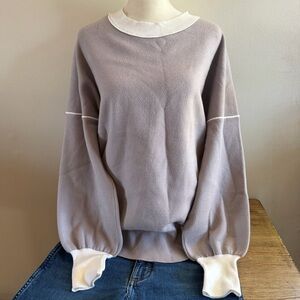 Women's Two-Tone Sweater